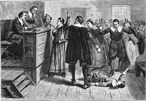 Salem witch trial in colonial williamsburg